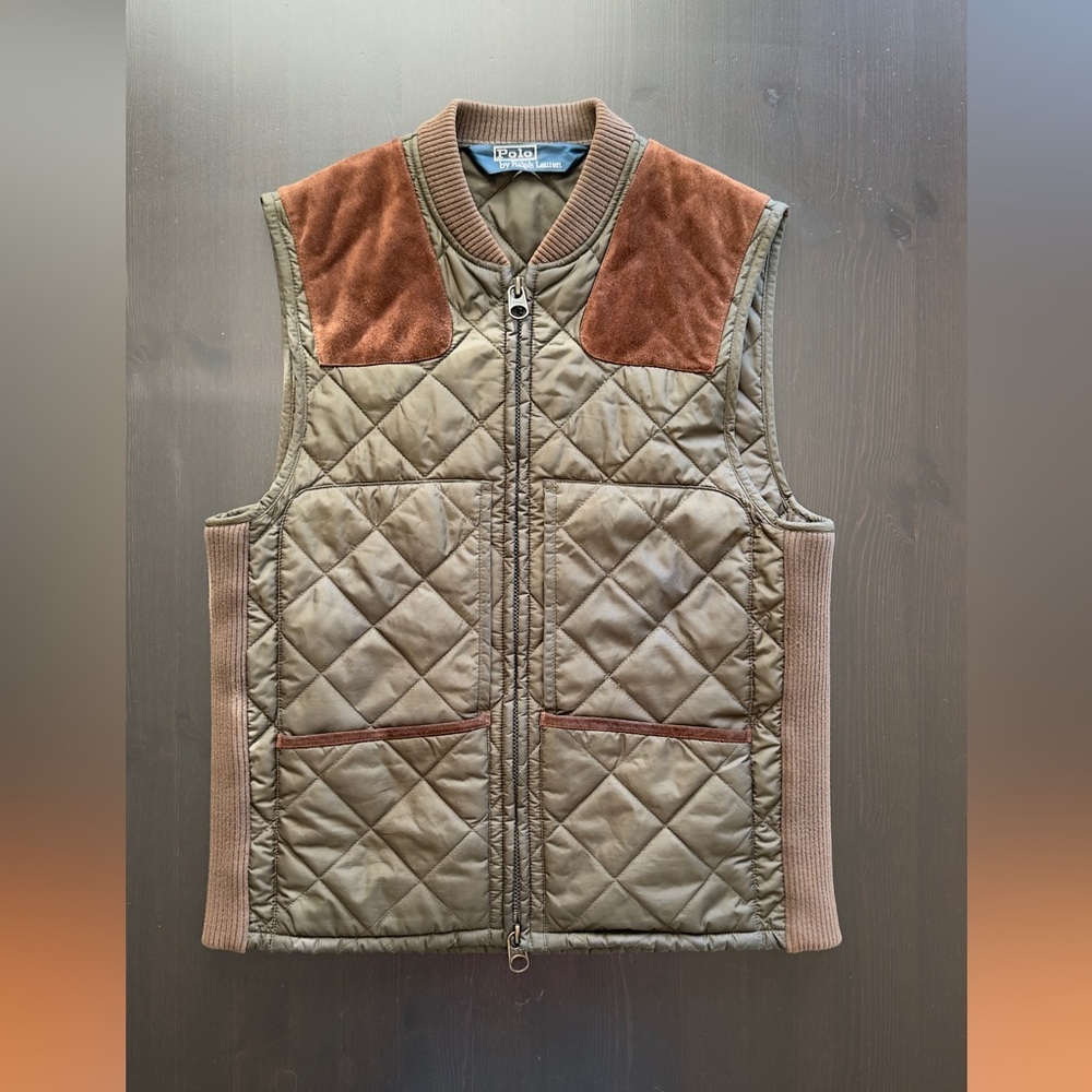 Polo by Ralph Lauren Green Quilted Vest